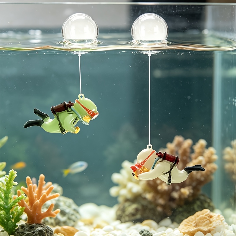 Resin Art Underwater - تمثال غواص صغير من الراتنج لتزيين