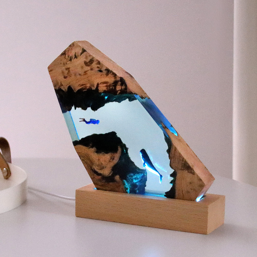 Resin Art Underwater - ديكور منزلي جديد على شكل غواصة