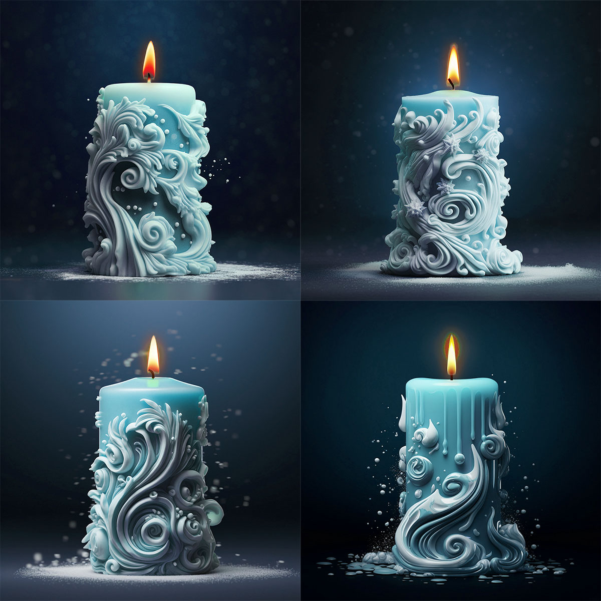 Resin Art Sculptures - الهندسة منحوتة أسطواني سيليكون قالب شمع