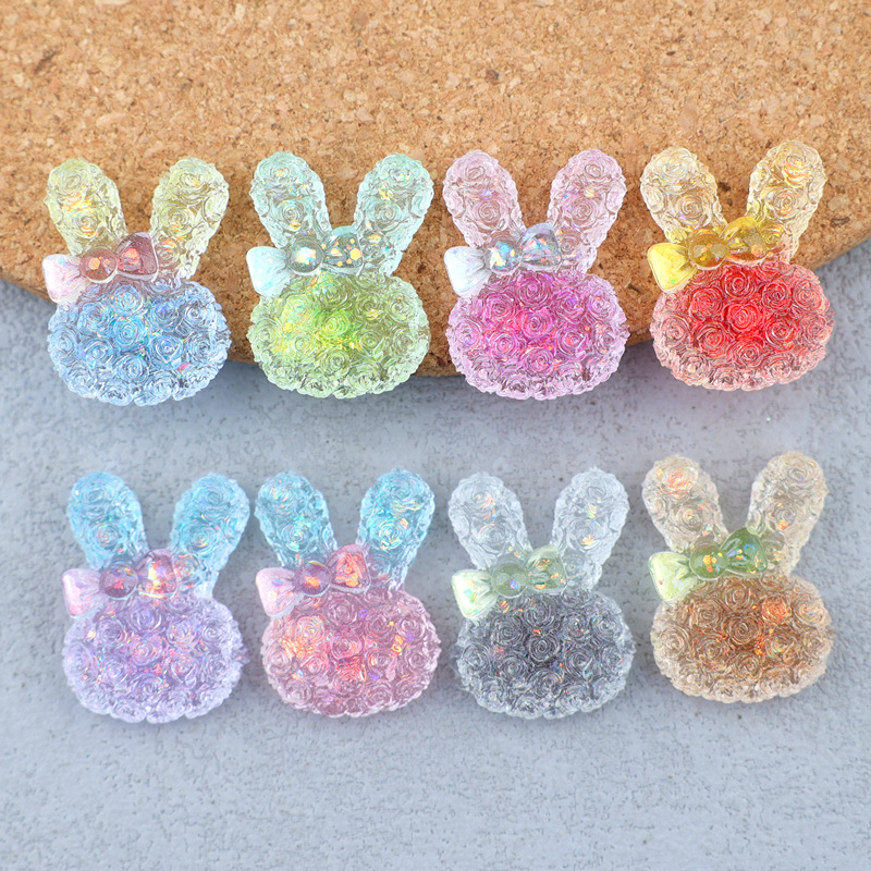 Resin Art Keychain - 5 قطع من الكابوشونات المصنوعة من
