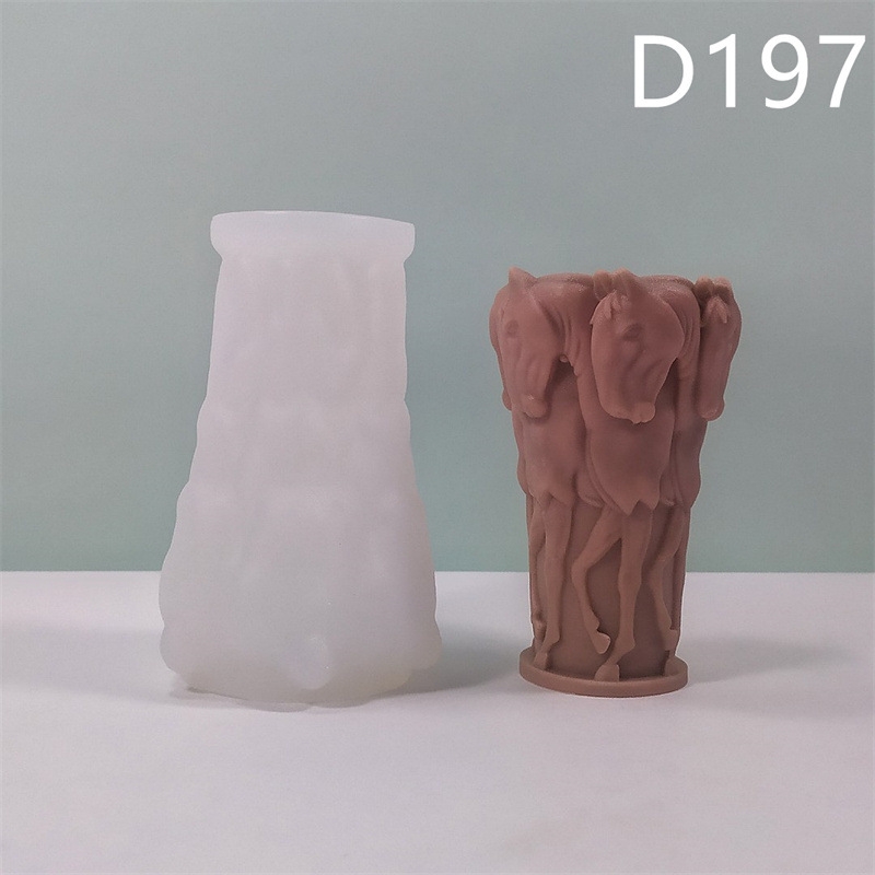 القطيع الحصان تمثال شمعة سيليك - مراجعة Resin Art Sculptures وسعره