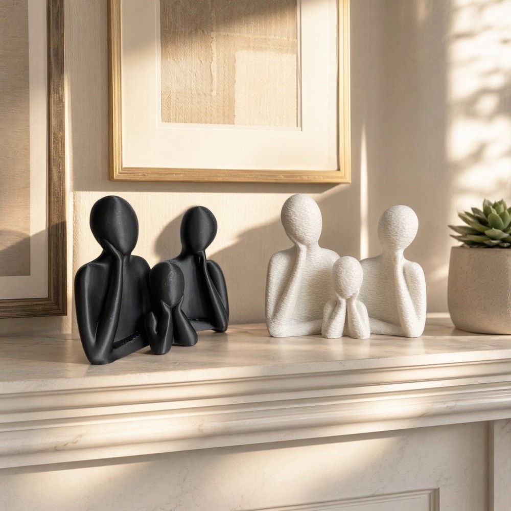 تمثال عناق الزوجين، منحوتة عائ - مراجعة Resin Art Sculptures وسعره