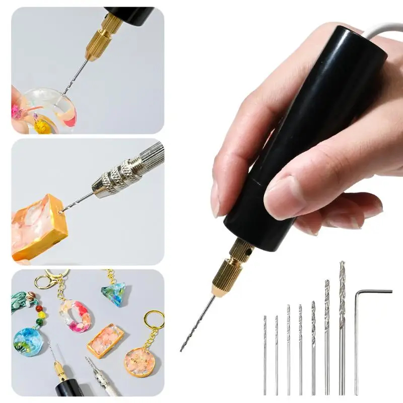 مثقاب كهربائي صغير محمول باليد - مراجعة Resin Art Drill Machine وسعره