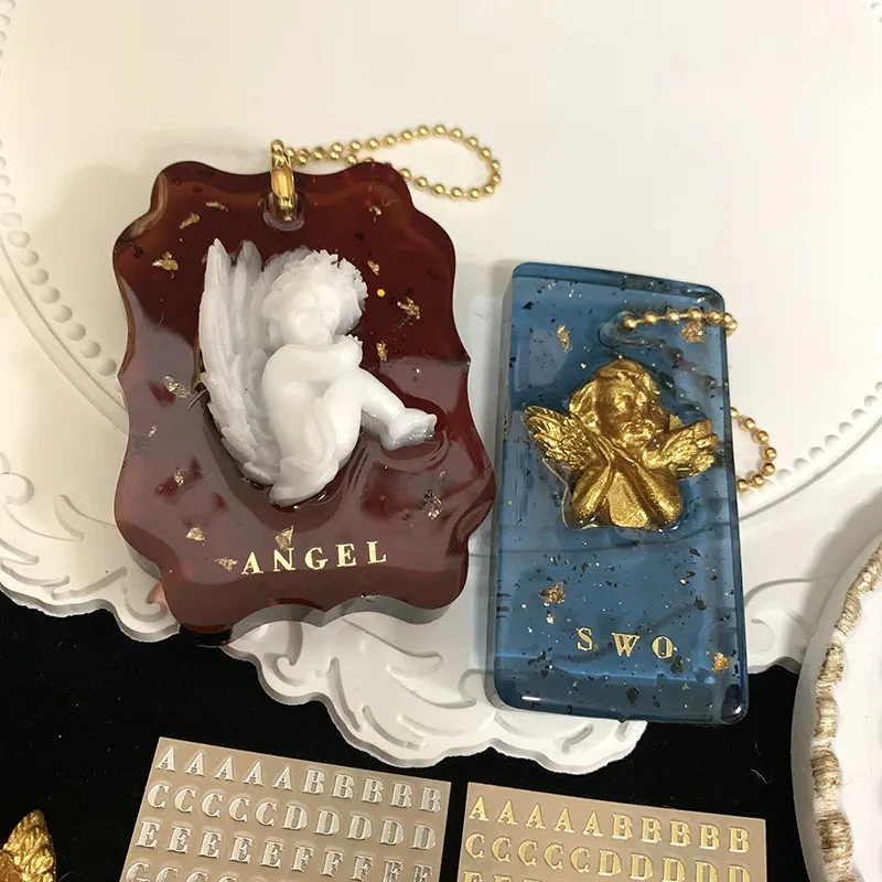 2 قطعة معدنية 26 الأبجدية الصغ - مراجعة Resin Art Alphabet وسعره