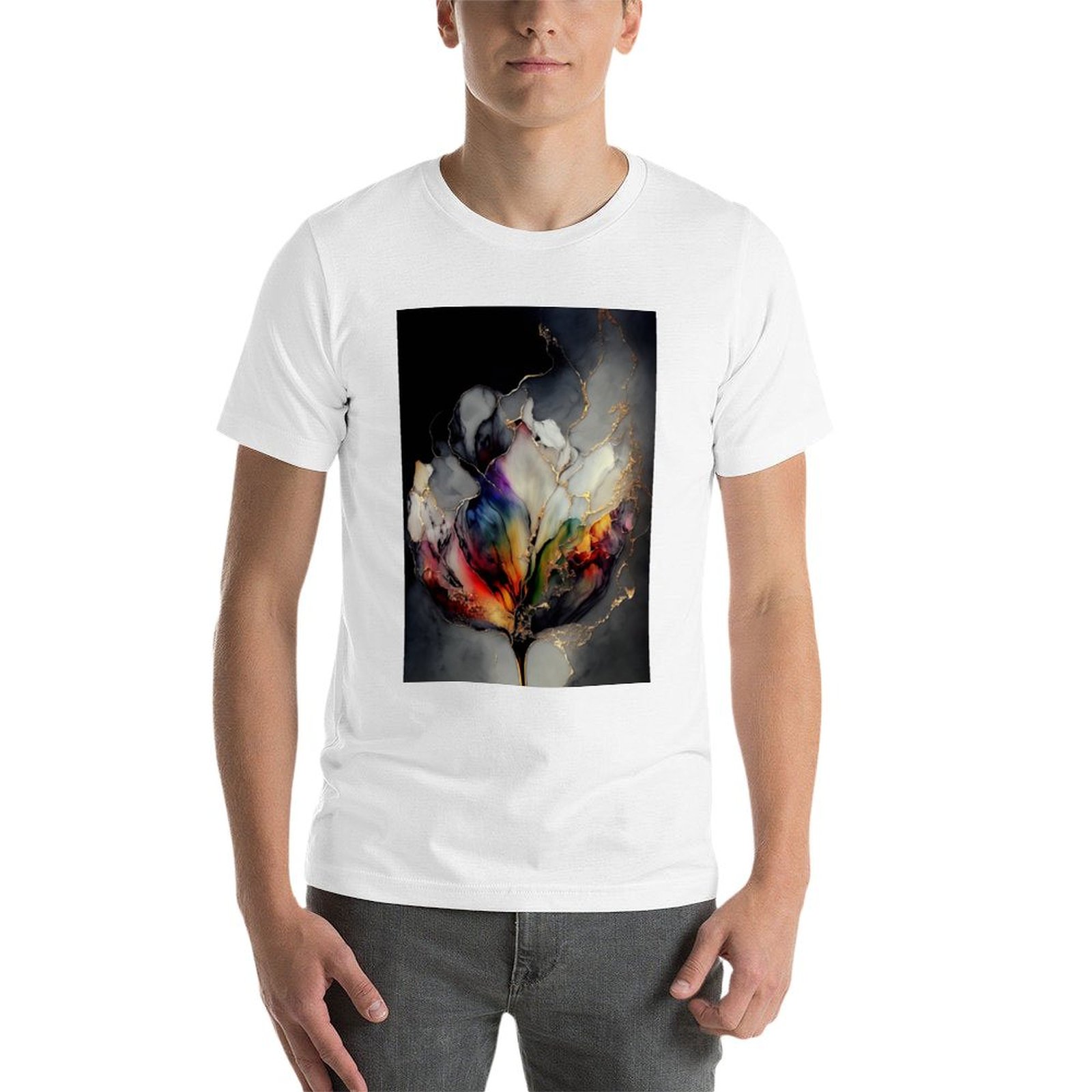 تي شيرت توليب سيمفوني - تي شير - مراجعة Resin Art Alcohol Ink وسعره