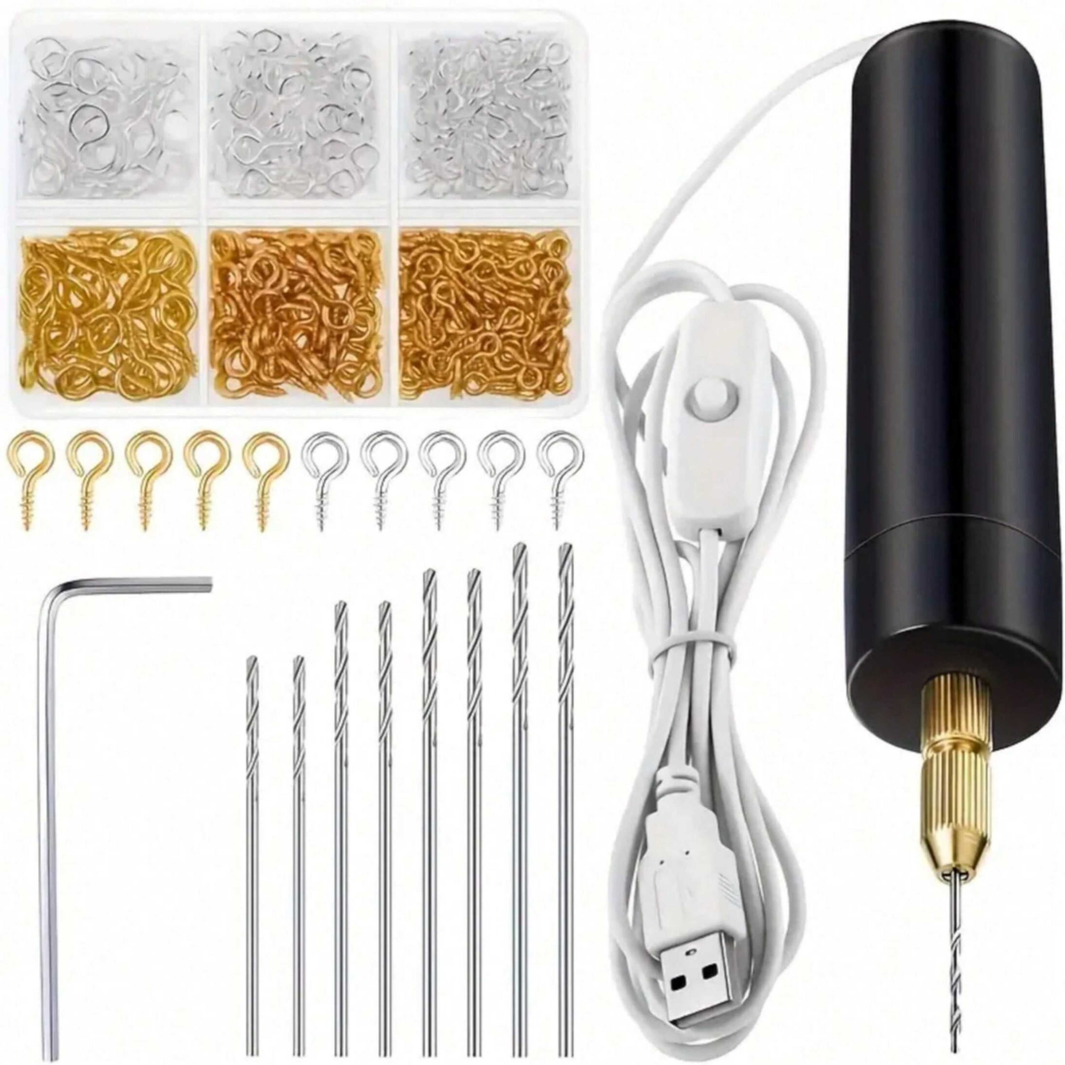 【مجموعة مثقاب كهربائي صغير】10  - مراجعة Resin Art Drill Machine وسعره