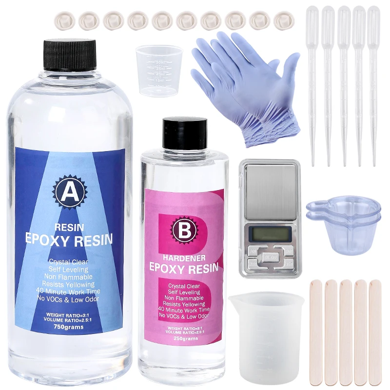 طقم راتنجات الايبوكسي كريستال  - مراجعة Resin Art Use وسعره