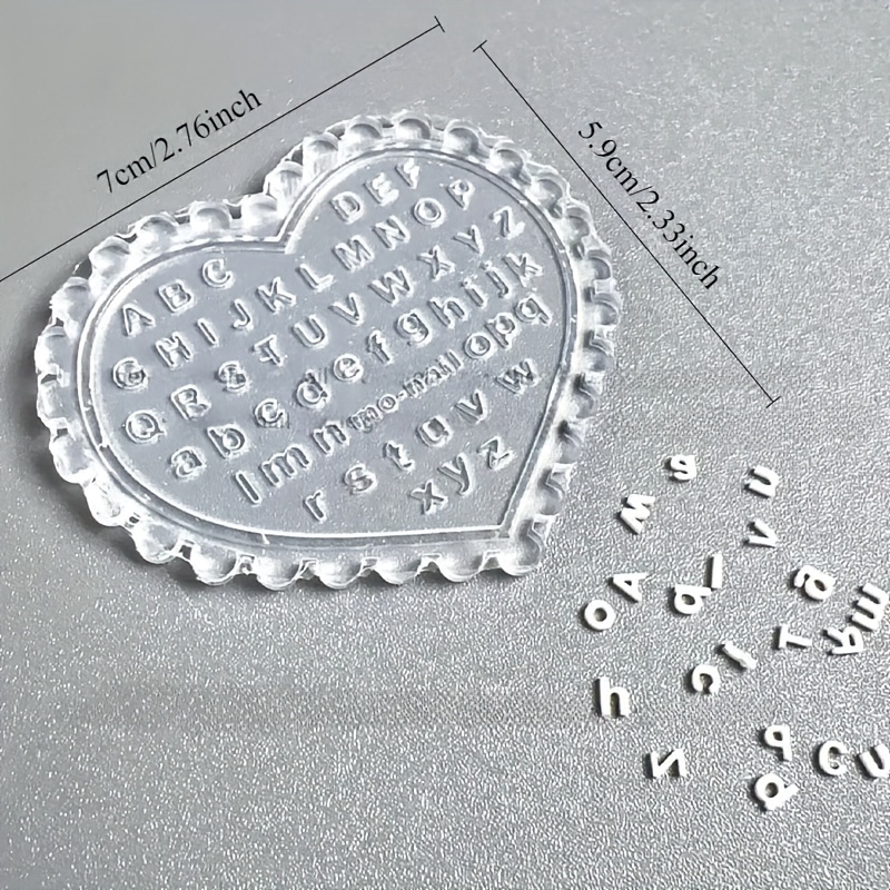 قالب أحرف لتصميم الأظافر بنفسك - مراجعة Resin Art Alphabet وسعره