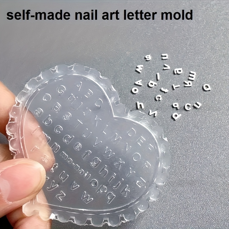 قالب أحرف لتصميم الأظافر بنفسك - مراجعة Resin Art Alphabet وسعره