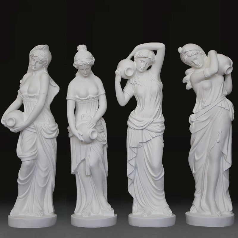 تمثال جبسي فني، زخرفة على الطر - مراجعة Resin Art Sculptures وسعره