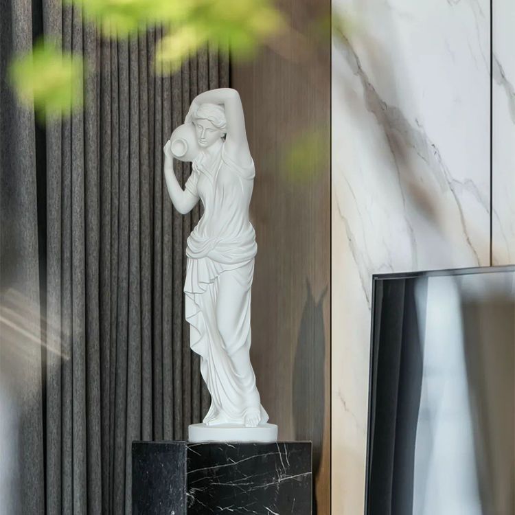 تمثال جبسي فني، زخرفة على الطر - مراجعة Resin Art Sculptures وسعره