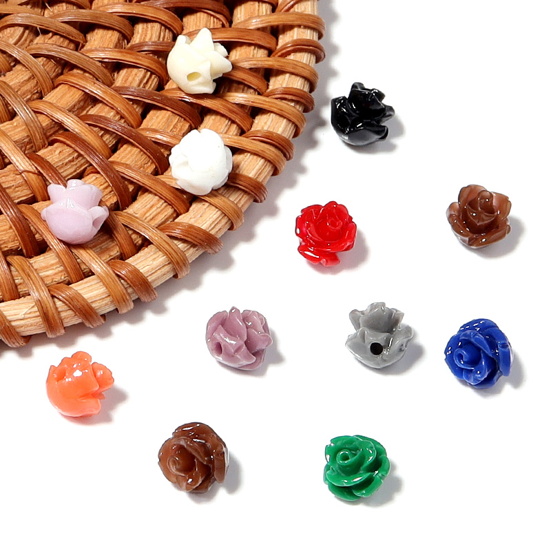 حبات مرجان مقلدة لصنع المجوهرا - مراجعة Resin Art Engagement وسعره