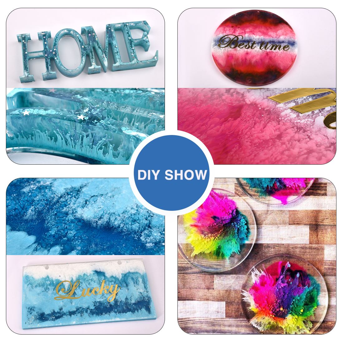 10 مللي الفن الحبر الكحول الرا - مراجعة Resin Art Alcohol Ink وسعره