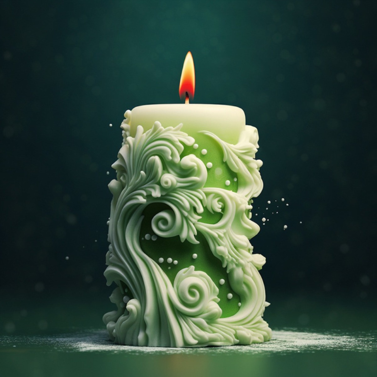 الهندسة منحوتة أسطواني سيليكون - مراجعة Resin Art Sculptures وسعره