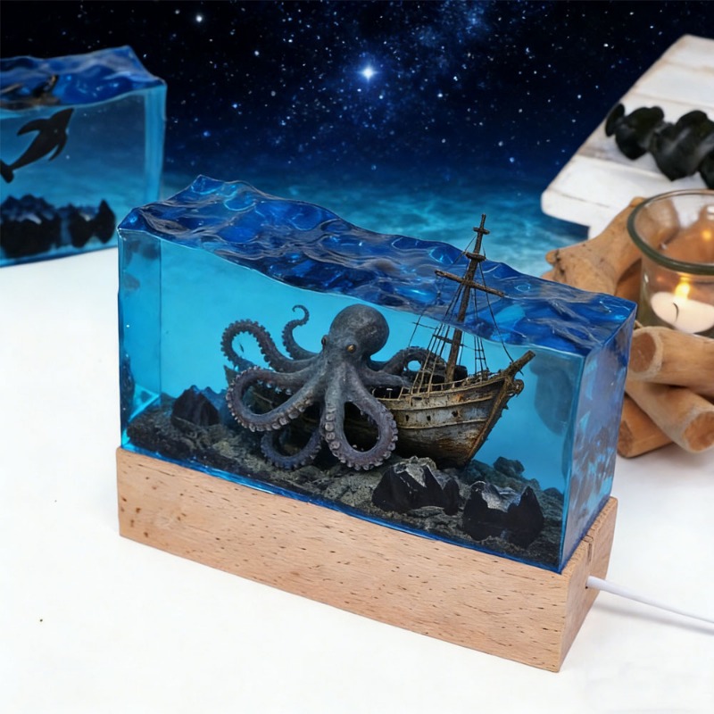 قوالب سيليكون لصب الراتنج الإي - مراجعة Resin Art Underwater وسعره