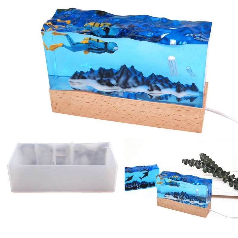 قوالب سيليكون لصب الراتنج الإي - مراجعة Resin Art Underwater وسعره