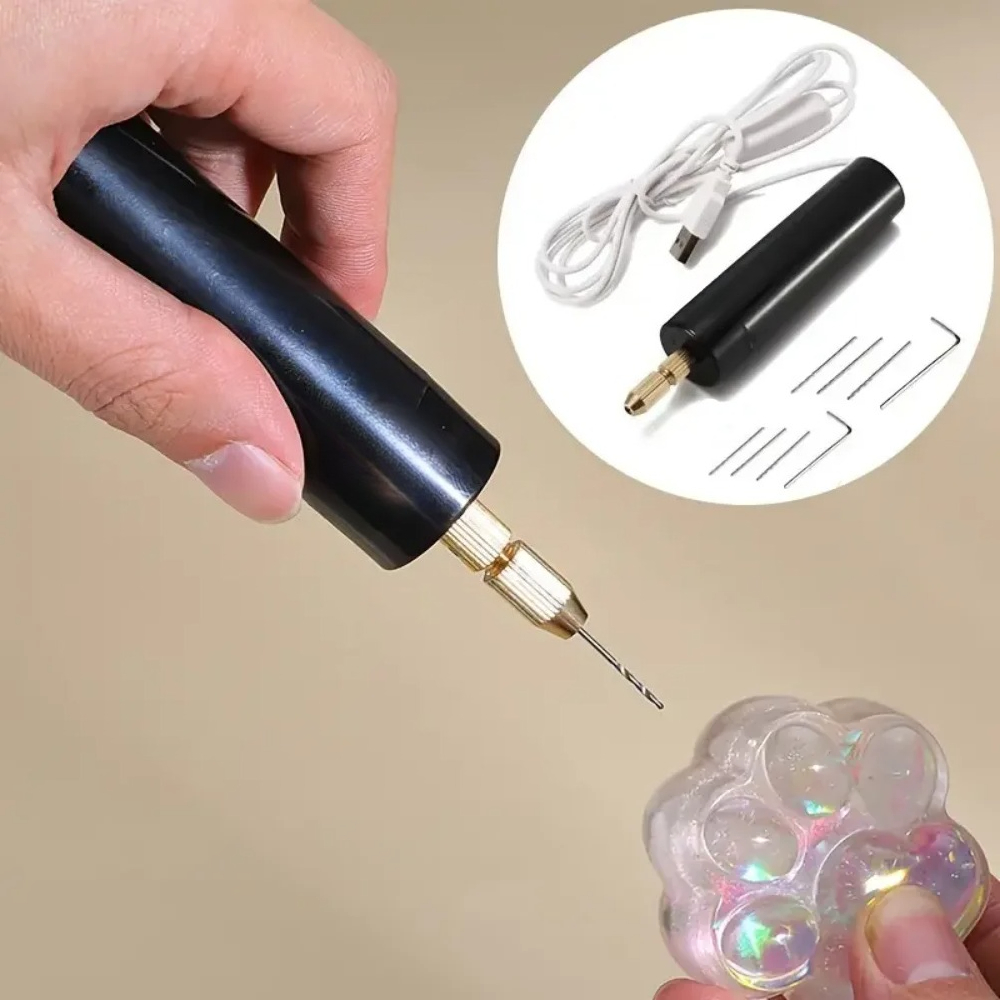 مثقاب كهربائي محمول صغير يعمل  - مراجعة Resin Art Drill Machine وسعره