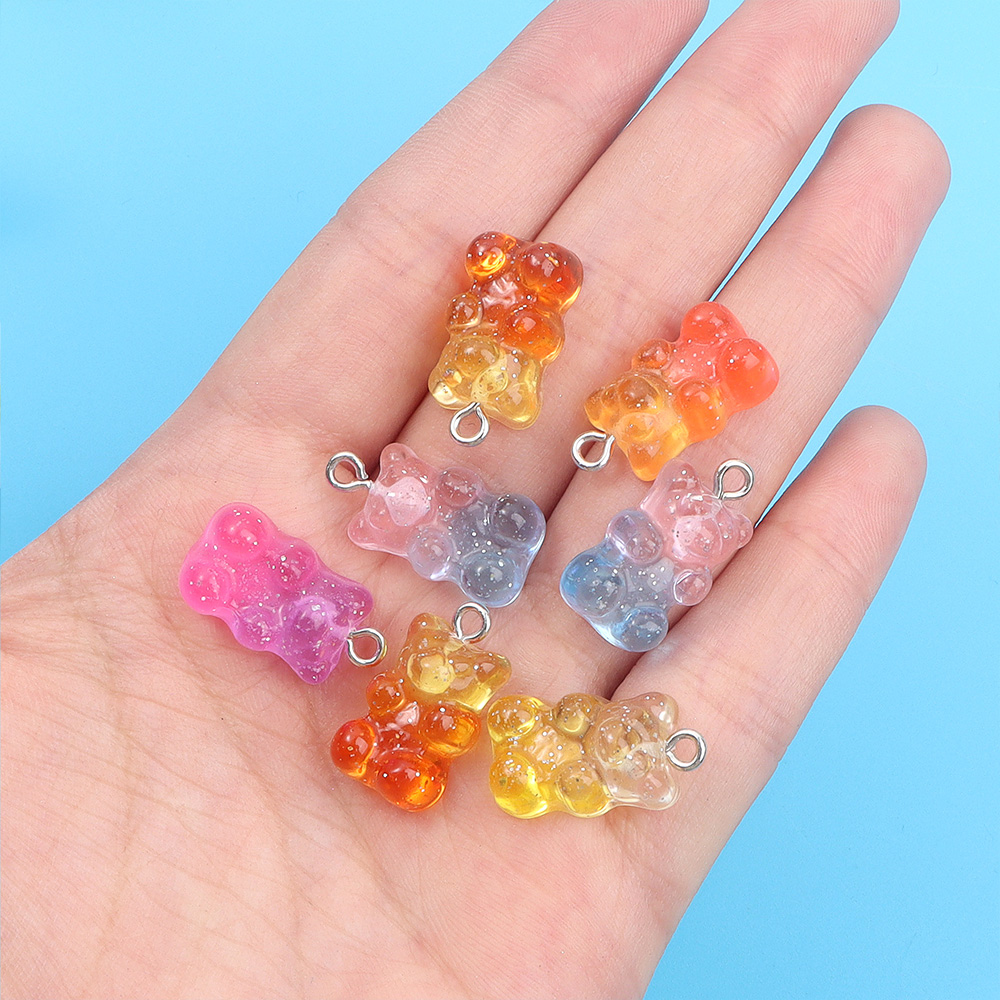 10/30/60 قطعة قلادة على شكل دب - مراجعة Resin Art Engagement وسعره