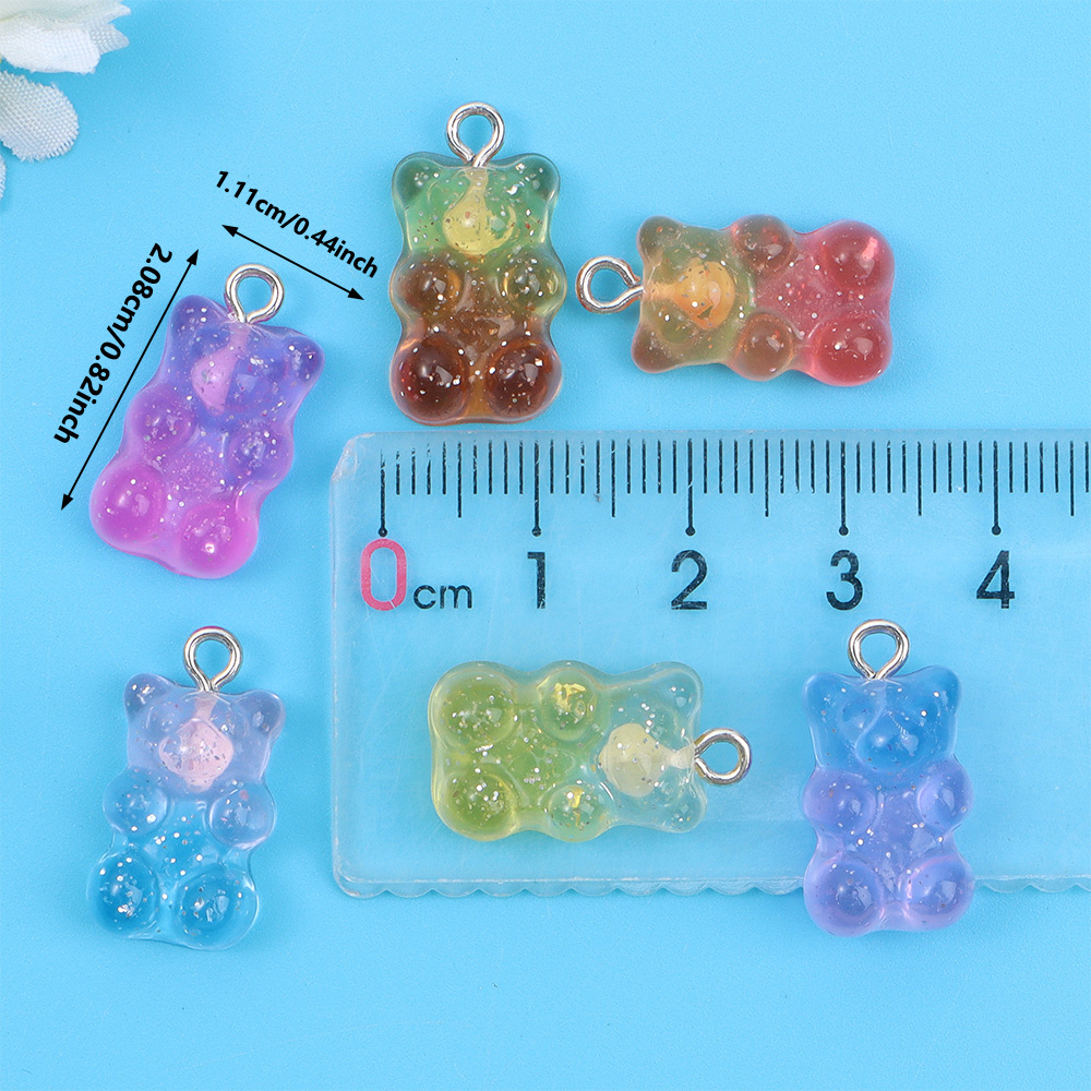 10/30/60 قطعة قلادة على شكل دب - مراجعة Resin Art Engagement وسعره