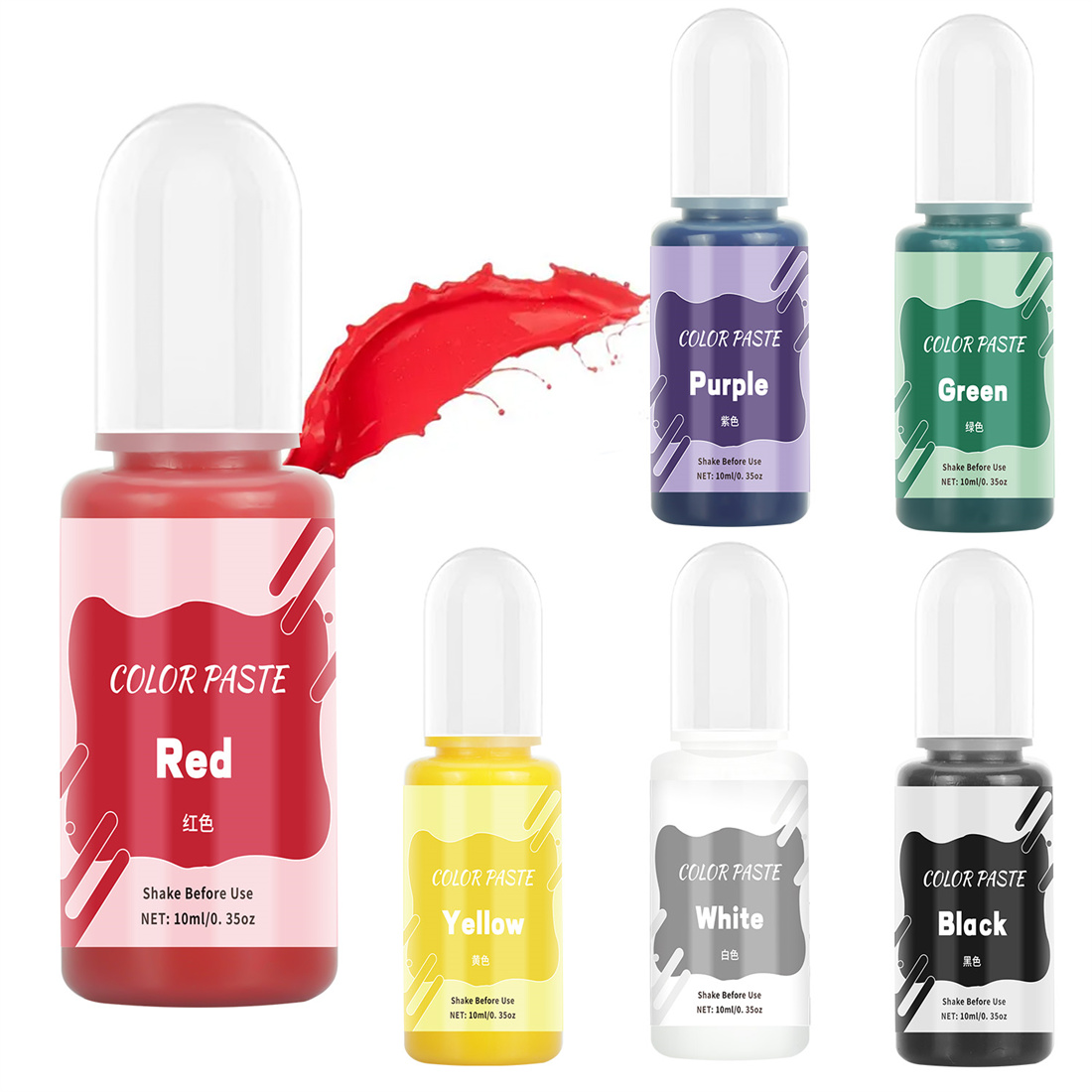 10 مللي معجون اللون الصلبة صبغ - مراجعة Resin Color Paste وسعره