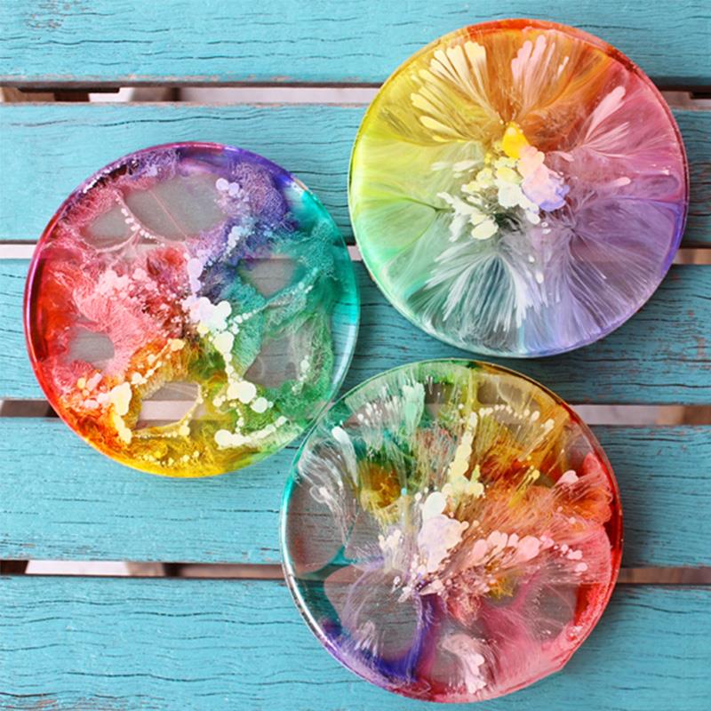 24 لون 10 مللي الفن الحبر الكح - مراجعة Resin Art Alcohol Ink وسعره