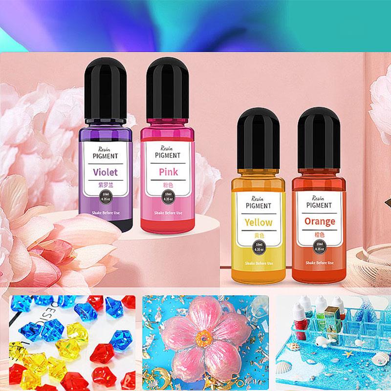24 لون الفن الحبر الكحول الرات - مراجعة Resin Art Alcohol Ink وسعره