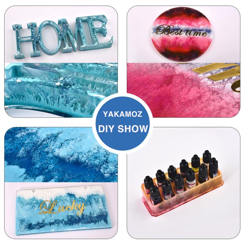 الايبوكسي الراتنج الصباغ عدة ، - مراجعة Resin Art Alcohol Ink وسعره